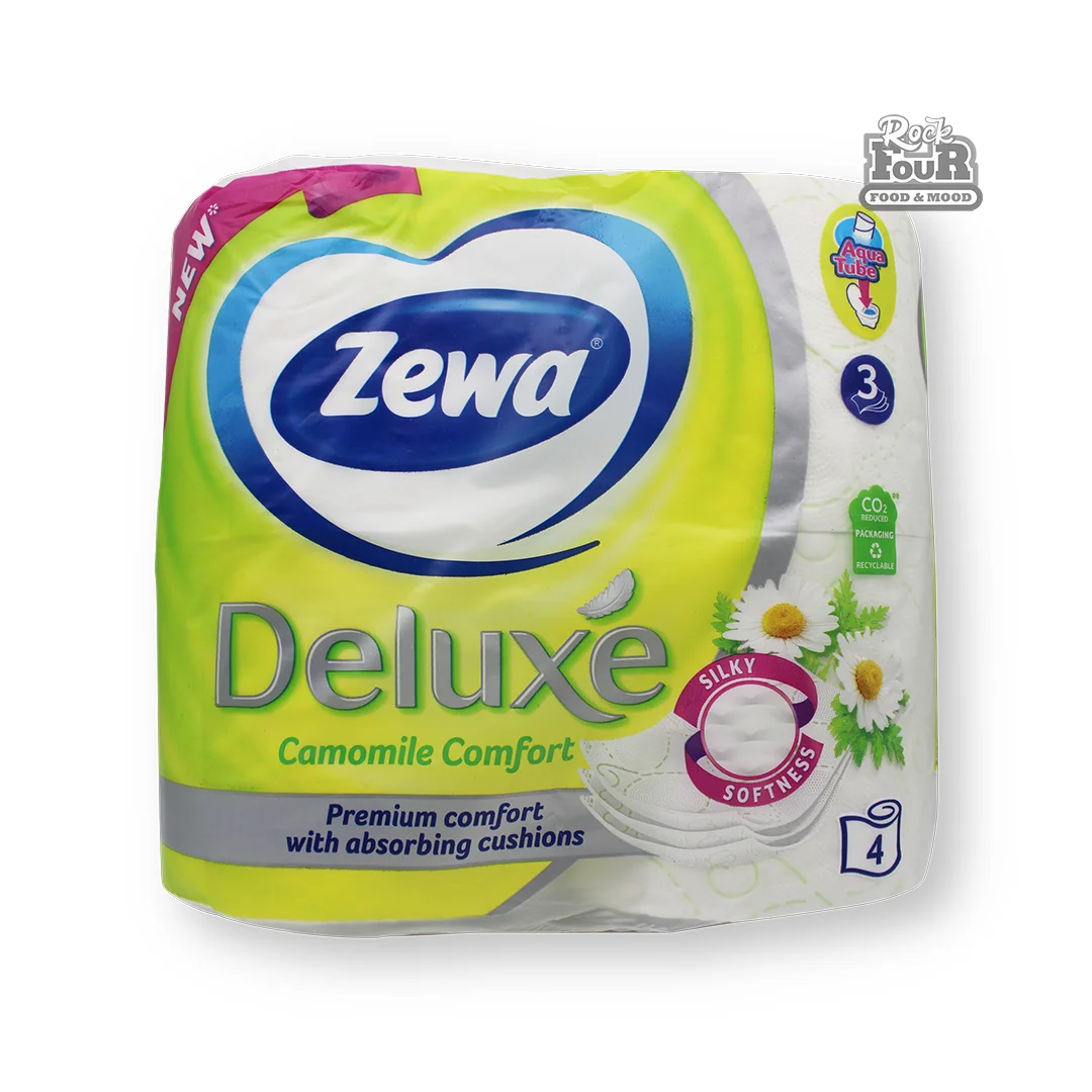 Զուգարանի թուղթ «Zewa Deluxe» երիցուկի բույրով, եռաշերտ 4հատ